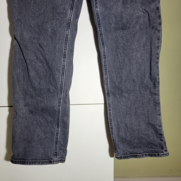Aritzia denim forum arlo high rise straight leg 28L black gray size 25 - Picture 3 of 10